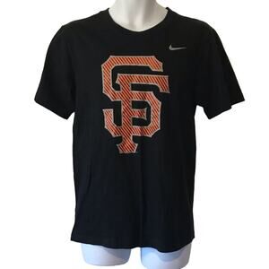 Nike SF Giants Black Tee sz small regular fit